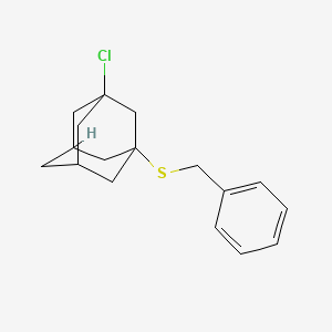 Adamantane, 1-benzylthio-3-chloro-