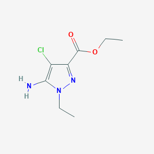 Ethyl 5-amino-4-chloro-1-ethylpyrazole-3-carboxylate