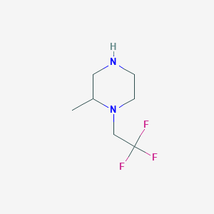 2-Methyl-1-(2,2,2-trifluoroethyl)piperazine