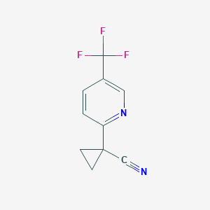 1-[5-(Trifluoromethyl)-2-pyridyl]cyclopropanecarbonitrile