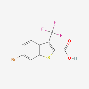 6-Bromo-3-(trifluoromethyl)-1-benzothiophene-2-carboxylic acid