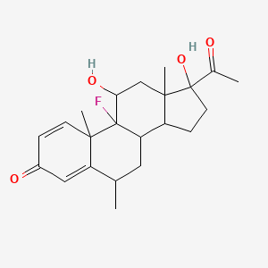 molecular formula C22H29FO4 B1207057 Efflumidex 