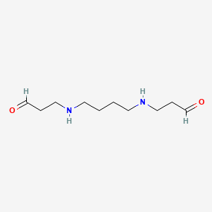 molecular formula C10H20N2O2 B1207066 Spermine dialdehyde CAS No. 2578-88-3