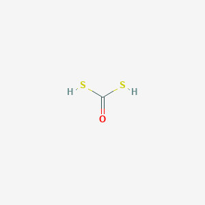 molecular formula CH2OS2 B1207069 carbonodithioic O,S-acid 