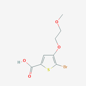 5-Bromo-4-(2-methoxyethoxy)thiophene-2-carboxylic acid