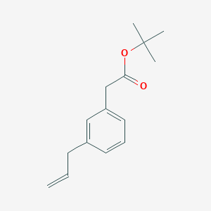 molecular formula C15H20O2 B12070765 Tert-butyl 2-(3-allylphenyl)acetate 