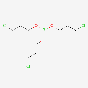 molecular formula C9H18BCl3O3 B12070849 Tris(3-chloropropyl) borate CAS No. 7150-61-0