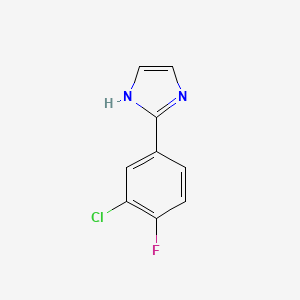 2-(3-Chloro-4-fluorophenyl)-1h-imidazole