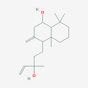 molecular formula C20H34O2 B1207091 8(20),14-二烯-6α,13-二醇，(13S)- 