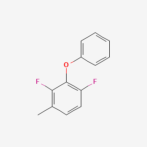 molecular formula C13H10F2O B12070962 2,4-Difluoro-3-phenoxytoluene 