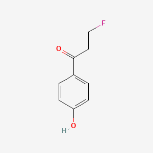 molecular formula C9H9FO2 B1207097 3-Fluoro-1-(4-hydroxyphenyl)-1-propanone CAS No. 451-44-5