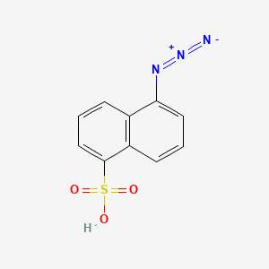 1-Naphthalenesulfonic acid, 5-azido-