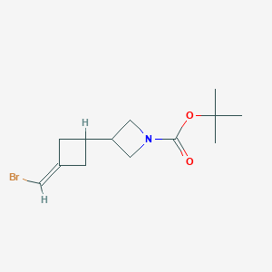 Tert-butyl 3-(3-(bromomethylene)cyclobutyl)azetidine-1-carboxylate