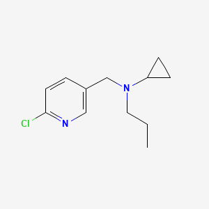 N-[(6-chloropyridin-3-yl)methyl]-N-propylcyclopropanamine