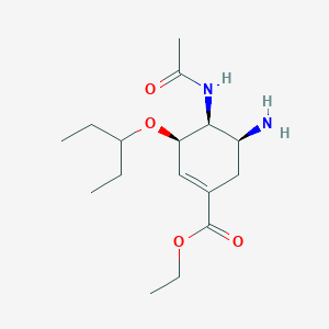 molecular formula C16H28N2O4 B12071136 (3R,4S,5S)-Oseltamivir 