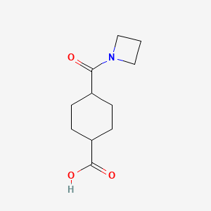 trans 4-(Azetidine-1-carbonyl)cyclohexane-1-carboxylic acid