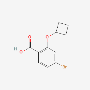 4-Bromo-2-cyclobutoxybenzoic acid