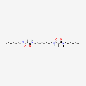 molecular formula C32H62N4O4 B1207125 Magnesium ionophore II CAS No. 119110-37-1