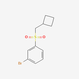 1-Bromo-3-((cyclobutylmethyl)sulfonyl)benzene