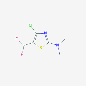 2-Thiazolamine, 4-chloro-5-(difluoromethyl)-N,N-dimethyl-