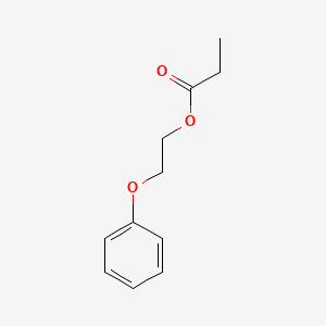 molecular formula C11H14O3 B1207134 2-Phenoxyethyl propionate CAS No. 23495-12-7