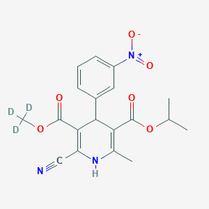 molecular formula C19H19N3O6 B12071357 Nilvadipine-d3 