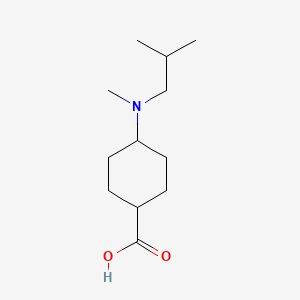 (1r,4r)-4-(Isobutyl(methyl)amino)cyclohexanecarboxylic acid