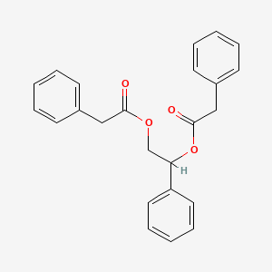 Benzeneacetic acid, 1-phenyl-1,2-ethanediyl ester