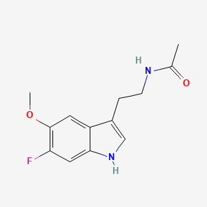molecular formula C13H15FN2O2 B1207142 6-Fluoromelatonin CAS No. 62106-00-7