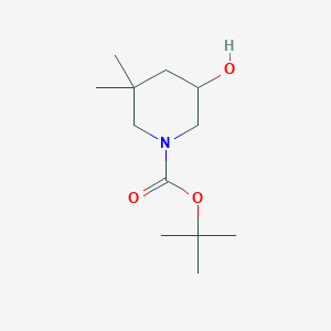 Tert-butyl 5-hydroxy-3,3-dimethylpiperidine-1-carboxylate