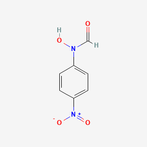 molecular formula C7H6N2O4 B1207144 N-Formyl-p-nitrophenylhydroxylamine CAS No. 84736-60-7