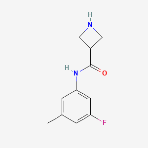 N-(3-Fluoro-5-methylphenyl)azetidine-3-carboxamide