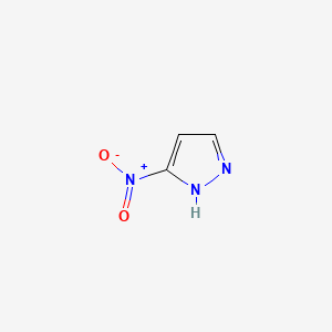 molecular formula C3H3N3O2 B1207149 3-Nitro-1H-pyrazole CAS No. 26621-44-3
