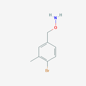 molecular formula C8H10BrNO B12071517 O-(4-Bromo-3-methylbenzyl)hydroxylamine 