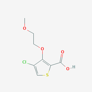 4-Chloro-3-(2-methoxyethoxy)thiophene-2-carboxylic acid