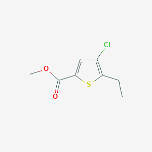 molecular formula C8H9ClO2S B12071540 Methyl 4-chloro-5-ethylthiophene-2-carboxylate 