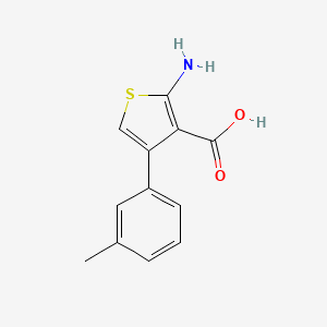 2-Amino-4-(m-tolyl)thiophene-3-carboxylic acid