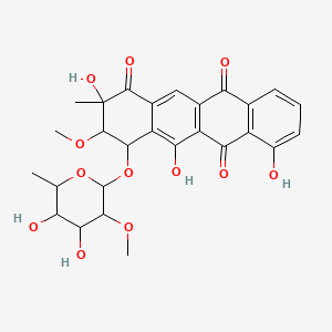 molecular formula C27H28O12 B1207162 Aranciamycin CAS No. 72389-06-1