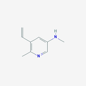 Methyl-(6-methyl-5-vinyl-pyridin-3-yl)-amine