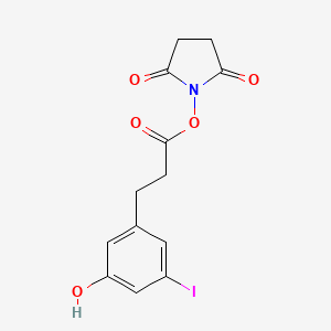 (2,5-Dioxopyrrolidin-1-yl) 3-(3-hydroxy-5-iodophenyl)propanoate
