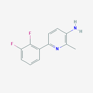 3-Amino-6-(2,3-difluorophenyl)-2-methylpyridine