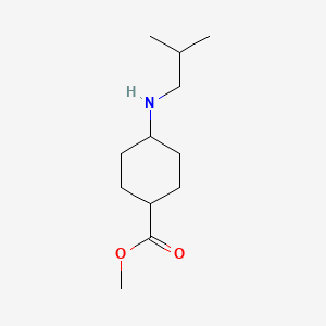 (1r,4r)-Methyl 4-(isobutylamino)cyclohexanecarboxylate