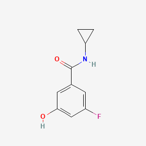 N-cyclopropyl-3-fluoro-5-hydroxybenzamide