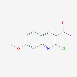 2-Chloro-3-(difluoromethyl)-7-methoxyquinoline