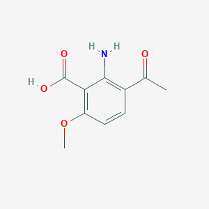 3-Acetyl-2-amino-6-methoxybenzoic acid