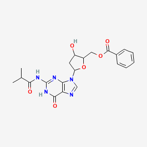 [(2R,3S,5R)-3-Hydroxy-5-[2-isobutyramido-6-oxo-1H-purin-9(6H)-yl]tetrahydrofuran-2-yl]methyl Benzoate