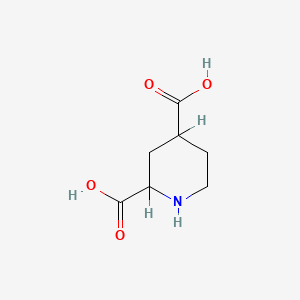 molecular formula C7H11NO4 B1207185 2,4-哌啶二甲酸 CAS No. 85819-03-0