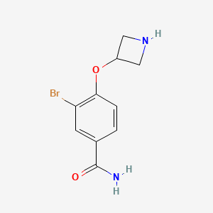 4-(Azetidin-3-yloxy)-3-bromo-benzamide