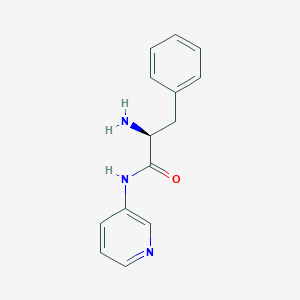 molecular formula C14H15N3O B1207190 Phenylalanyl-3-aminopyridine CAS No. 88932-75-6
