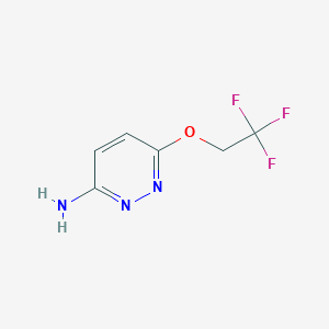 6-(2,2,2-Trifluoroethoxy)pyridazin-3-amine